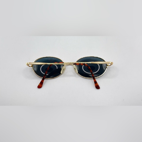 Vintage Bobbie Brooks Jill Gold Oval Sunglasses Frames Only - Picture 4 of 8